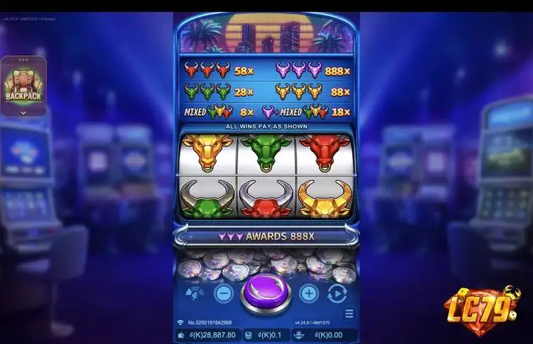 Ảnh màn hình gameplay game NIGHT MARKET (slot FC) chơi tại LC79