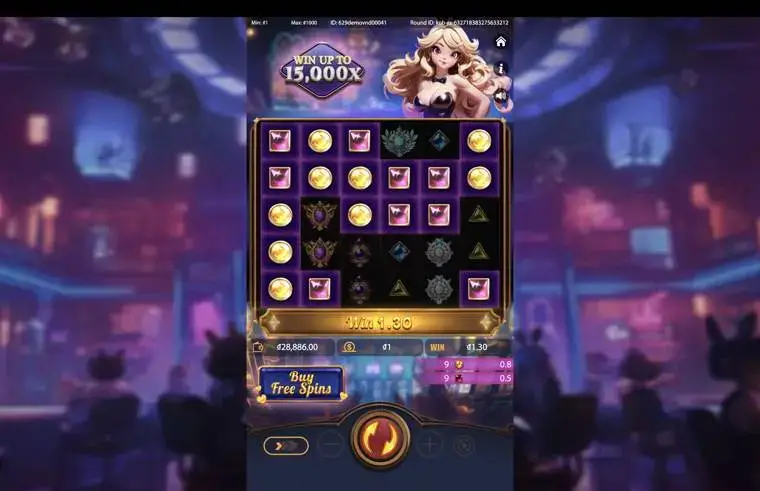 Ảnh bảng biểu tượng & tính năng game Bunny VIP Night (Kingmidas #) (slot) chơi tại LC79