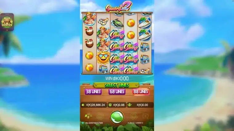 Ảnh màn hình gameplay game Spindrift 2 (slot JDB) chơi tại LC79