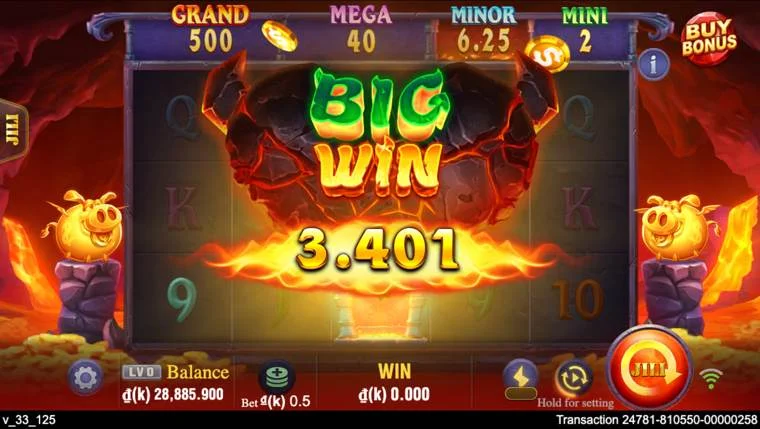Ảnh giao diện chính game Devil Fire 2 (slot JILI) chơi tại LC79