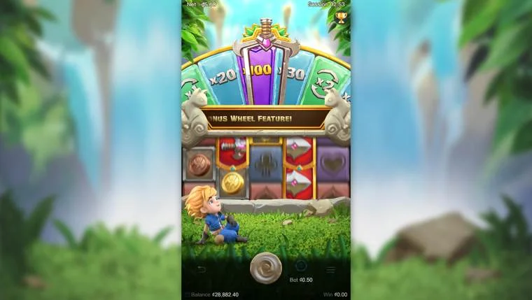 Ảnh màn hình gameplay game Gem Saviour Sword (slot PG) chơi tại LC79